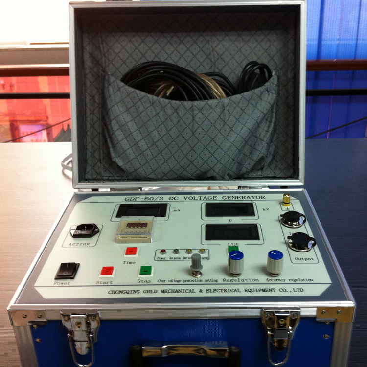 Tensión de ruptura del pararrayos de óxido de zinc ZGF, prueba de corriente de fuga con generador de alta tensión CC de frecuencia intermedia