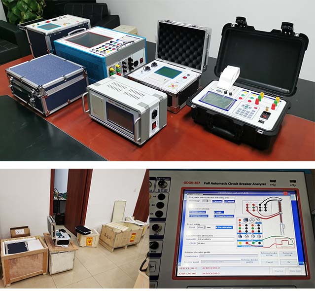 Cinco grupos de equipos de prueba eléctrica se están preparando para transportar