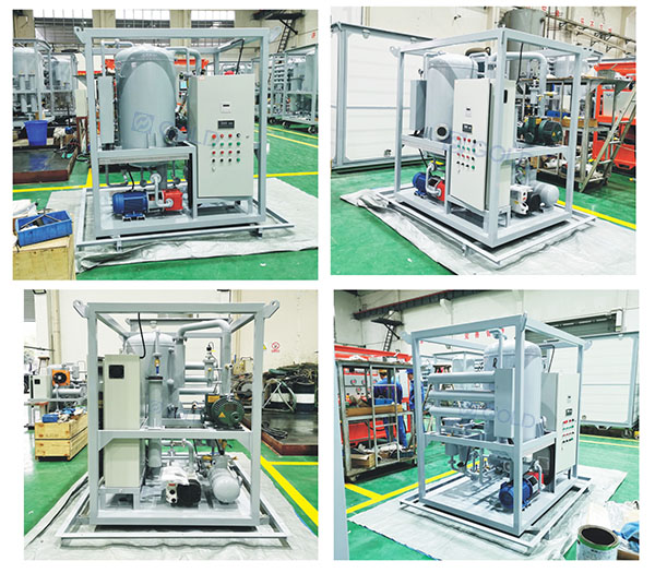 Purificador de aceite de transformador ZJA-3KY 3000L / H Listo para el envío