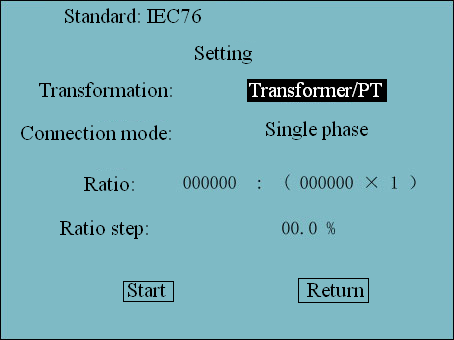 Tester de relaci&oacute;n de giros del transformador (1)