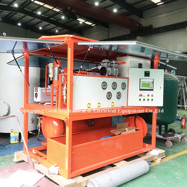 Equipo de recuperaci&oacute;n de gas SF6