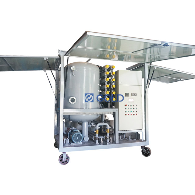 Máquina de filtro de aceite de transformador de dos etapas de 6000L/H