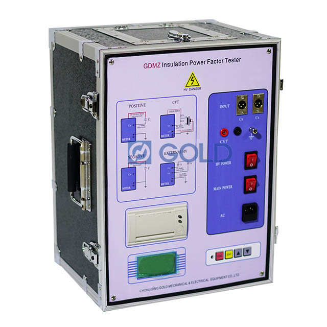 GDMZ Capacitancia del transformador Tan Tan Delta Test Kit Test de factor de potencia de aislamiento IPF Conjunto